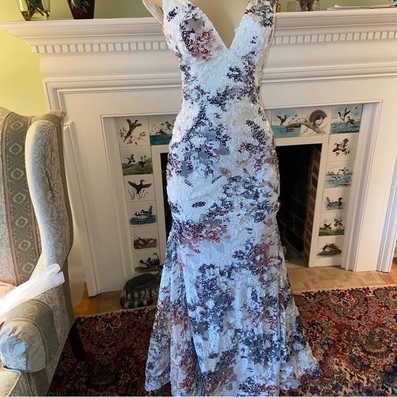 Wedding gown, prom or evening gown by Jovani. Never worn. Classy train. - Picture 10 of 10